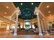 Elegant community lobby with comfortable seating and high ceilings at 17104 Carrington Park Dr # 528, Tampa, FL 33647