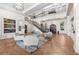 Elegant lobby with comfortable seating and a grand staircase at 6030 Printery St # 105, Tampa, FL 33616