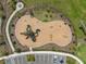 Aerial view of a community playground at 5474 Leslie Canyon Dr, Wimauma, FL 33598