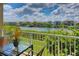 Enjoy breathtaking views from your private balcony overlooking the water at 549 Bahia Beach Blvd, Ruskin, FL 33570