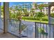 View of the community from the stairway, showing lush landscaping and building exteriors at 549 Bahia Beach Blvd, Ruskin, FL 33570
