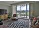 Living room with water views and comfortable seating at 549 Bahia Beach Blvd, Ruskin, FL 33570