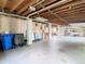 Large garage with room for cars and storage at 9408 Oak St, Riverview, FL 33578