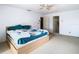 Spacious main bedroom with ensuite bathroom access at 9408 Oak St, Riverview, FL 33578