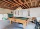 Basement game room with pool table at 9408 Oak St, Riverview, FL 33578