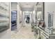 Spacious hallway with tile floors and art decor at 10012 Sage Creek Dr, Ruskin, FL 33573