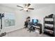 Home office with desk and large window at 13265 Great Plains Dr, Riverview, FL 33579