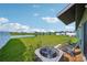 Backyard view of lake and homes at 13265 Great Plains Dr, Riverview, FL 33579