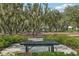 Park with picnic tables under large oak trees at 13265 Great Plains Dr, Riverview, FL 33579