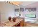 Bathroom features a double vanity and garden tub at 11416 Billingham Blvd, Spring Hill, FL 34609