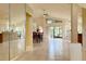 Open dining room with tile flooring, with lots of natural light and access to outdoor area at 11416 Billingham Blvd, Spring Hill, FL 34609
