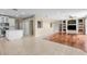 Modern kitchen with white cabinets, stainless steel appliances, and an island at 212 Excalibur Ct, Brandon, FL 33511