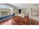 Spacious landing with hardwood floors and views to lower level at 212 Excalibur Ct, Brandon, FL 33511