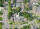 Aerial view showcasing the property's location and parking at 807 Hunters Ct, Brandon, FL 33511