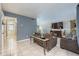 Living room with entryway and fireplace at 807 Hunters Ct, Brandon, FL 33511