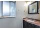 Small bathroom with a vanity and a window at 807 Hunters Ct, Brandon, FL 33511