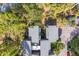 Aerial view of condo building showcasing its location and surrounding landscape at 758 Pine Run Dr # 758, Osprey, FL 34229