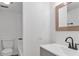 Updated bathroom with gray vanity, black matte fixtures, and tub/shower combo at 758 Pine Run Dr # 758, Osprey, FL 34229