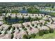 Aerial view highlighting property's location in a golf course community at 633 Tremont Greens Ln # 16, Sun City Center, FL 33573