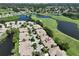 Aerial view of property and surrounding community at 633 Tremont Greens Ln # 16, Sun City Center, FL 33573