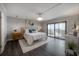Spacious main bedroom with plush bed and hardwood floors at 4141 Bayshore Blvd # 1003, Tampa, FL 33611