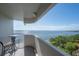 Spacious balcony overlooking the bay at 4141 Bayshore Blvd # 1003, Tampa, FL 33611