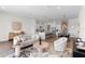 Spacious living area featuring kitchen, dining and living spaces with hardwood floors and recessed lighting at 5530 N 9Th St # 3, Tampa, FL 33604
