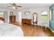 Main bedroom with hardwood floors and ample space at 34868 Prospect Rd, Dade City, FL 33525