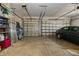 Spacious two-car garage with overhead storage and ample space at 9336 Melody Cir, Port Charlotte, FL 33981