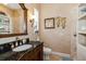 Elegant bathroom with granite countertop and modern fixtures at 9336 Melody Cir, Port Charlotte, FL 33981