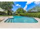 Inviting kidney-shaped pool with ample surrounding space at 701 E Crenshaw St, Tampa, FL 33604