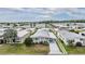 This aerial view highlights a well-maintained neighborhood with tidy homes and a sense of community at 5733 Pawnee St, Zephyrhills, FL 33542