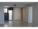 Simple condo kitchen with stainless steel appliances and dark cabinets at 6009 Sea Ranch Dr # 705, Hudson, FL 34667