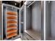 Well-organized closet with shoe storage and LED lighting at 517 Treviso Dr, Apollo Beach, FL 33572