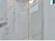 Large shower with marble walls and rainfall shower head at 517 Treviso Dr, Apollo Beach, FL 33572