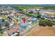 Aerial view showcasing home's location in a waterfront community at 517 Treviso Dr, Apollo Beach, FL 33572