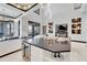 Open concept kitchen features an island and breakfast bar at 519 Treviso Dr, Apollo Beach, FL 33572