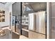 Modern kitchen boasts stainless steel appliances and ample storage at 519 Treviso Dr, Apollo Beach, FL 33572