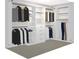 Walk-in closet system with shelves, drawers, and multiple hanging rods providing ample storage space at 33346 Kateland Dr, Wesley Chapel, FL 33545