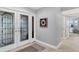 Bright entryway with double doors and a decorative wreath at 4302 Deepwater Ln, Tampa, FL 33615