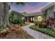 Landscaped walkway leading to the entrance of the house at 4302 Deepwater Ln, Tampa, FL 33615
