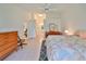 Bright bedroom with ensuite bathroom access and ample closet space at 812 Mccallister Ave, Sun City Center, FL 33573