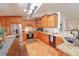 Kitchen with stainless steel appliances and granite countertops at 4504 Horseshoe Pick Ln, Valrico, FL 33594