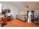 Spacious living area with hardwood floors and neutral decor at 4504 Horseshoe Pick Ln, Valrico, FL 33594