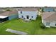 Aerial view of home and solar panels at 17206 White Mangrove Dr, Wimauma, FL 33598