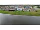 Aerial view of home and neighborhood at 17206 White Mangrove Dr, Wimauma, FL 33598