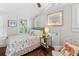 Bright bedroom with a queen-size bed and calming decor at 2010 W Dekle Ave, Tampa, FL 33606