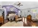 Large main bedroom with hardwood floors, vaulted ceiling and walk-in closet at 2010 W Dekle Ave, Tampa, FL 33606