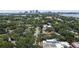 Aerial view showing home's location near the city at 2010 W Dekle Ave, Tampa, FL 33606