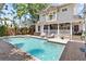 Stunning pool and patio, steps from the house at 2010 W Dekle Ave, Tampa, FL 33606